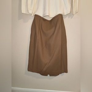 Wool Mid Skirt